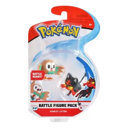 Pokémon Battle Figure Set Figuren 2er-Pack Bauz, Flamiau Produktfoto