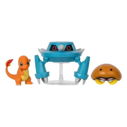 Pokémon Battle Figure Set Figuren 3er-Pack Kabuto, Glumanda, Metang Produktfoto