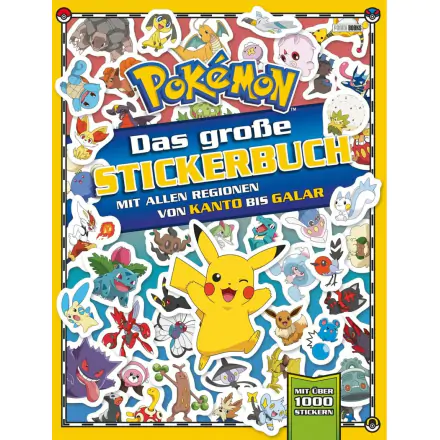 Pokémon Buch Das große Stickerbuch mit allen Regionen von Kanto bis Galar Produktfoto