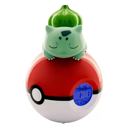 Pokémon Wecker Pokeball mit Leuchtfunktion Bisasam 18 cm termékfotója