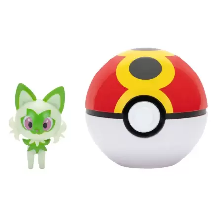 Pokémon Clip'n'Go Poké Balls Sprigatito & Repeat Ball Produktfoto