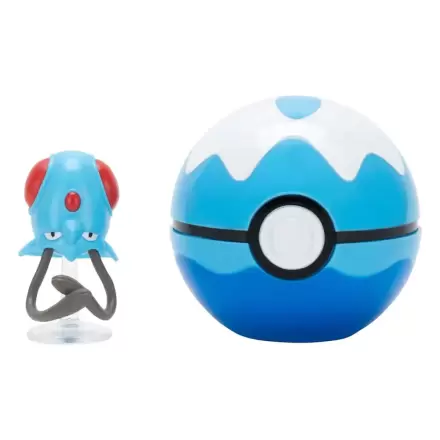 Pokémon Clip'n'Go Poké Bälle Tentacool & Dive Ball Produktfoto