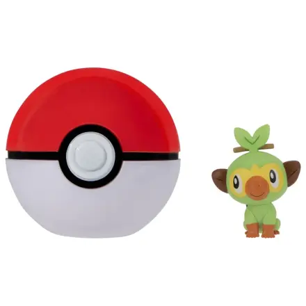Pokémon Clip 'n' Go Actionfigur Wave 21 Grookey & Poké Ball Produktfoto