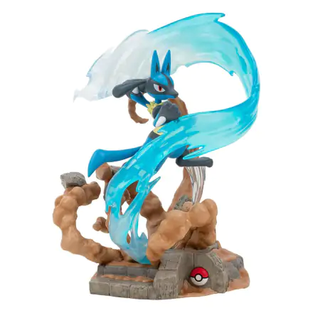 Pokémon Deluxe PVC Statue Lucario 33 cm Produktfoto