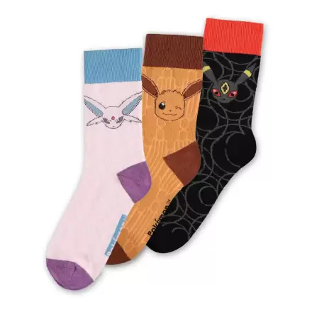 Pokémon Socken 3er-Pack Eevee Evolution 2.0 35-38 termékfotója