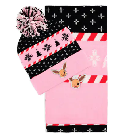 Pokemon Eevee beanie & Schal Set Produktfoto