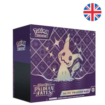English Pokemon Scarlet & Violet Paldea Fates elite trainer box termékfotója