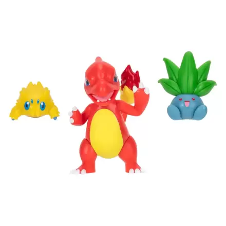 Pokémon First Partner Battle Figure Set Figuren 3er-Pack Wattzapf, Myrapla, Glutexo Produktfoto