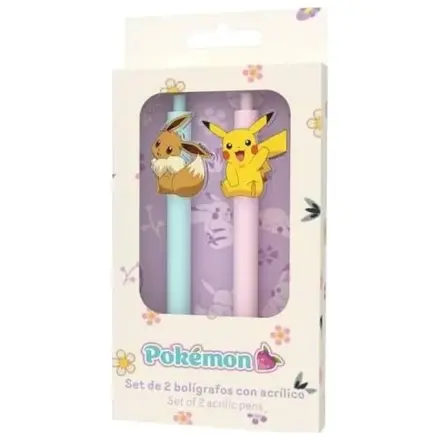 Pokemon Flower Collection Pack mit 2 Kugelschreibern Produktfoto