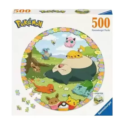 Pokémon Rund-Puzzle Blumige Pokémon (500 Teile) termékfotója