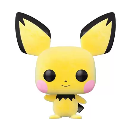 Pokemon Funko POP! Games Vinyl Figur Pichu Flocked Exclusive 9 cm Produktfoto