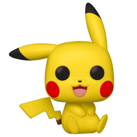 Pokémon Funko POP! Games Vinyl Figur Pikachu Sitting 9 cm Produktfoto
