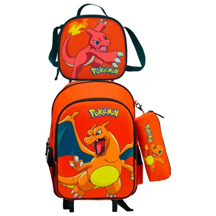 Pokemon Trolley Set + Federmäppchen + Lunch-Tasche Produktfoto