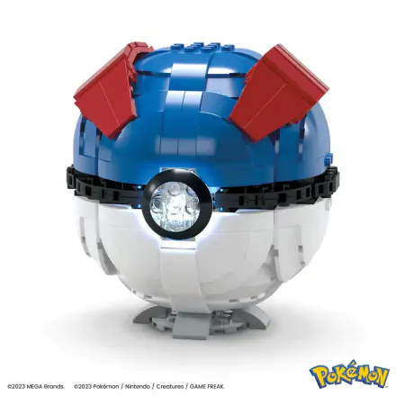 Pokémon Mega Construx Bauset Jumbo Superball 13 cm Produktfoto