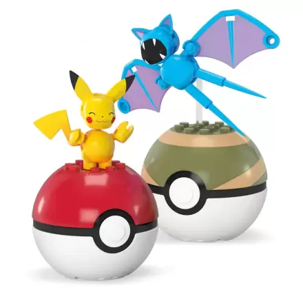 Pokémon MEGA Bauset Poké Ball Collection: Pikachu & Zubat termékfotója