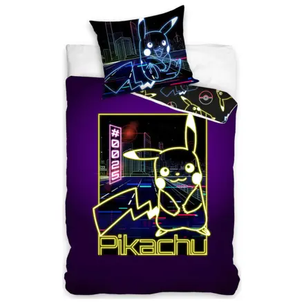 Pokemon Neon Electric Bettbezug Produktfoto