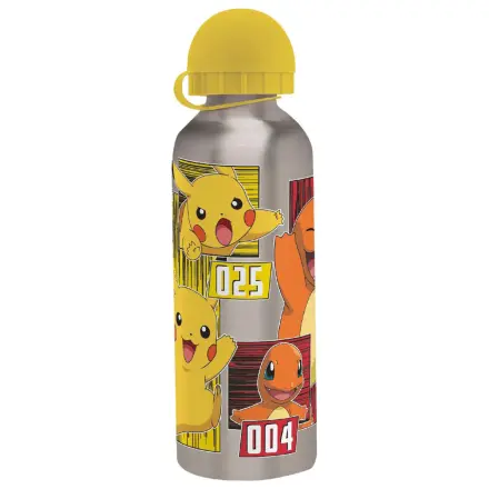 Pokémon Originale Aluminium Trinkflasche mit Becherdeckel 500 ml Produktfoto