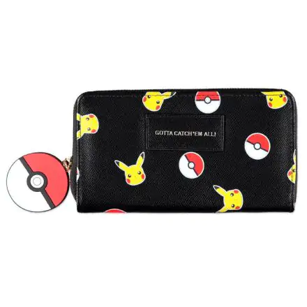 Pokémon Zip Around Geldbeutel Pikachu Girl termékfotója