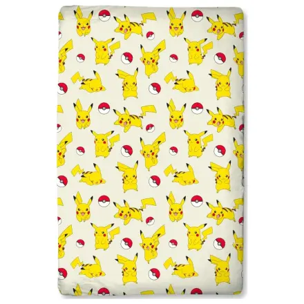 Pokémon Pikachu Spannbettlaken 90 x 200 Produktfoto