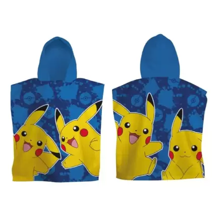 Pokemon Pikachu Microfaser Poncho Strandtuch Produktfoto