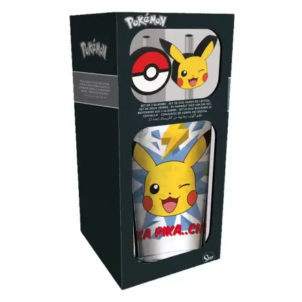 Pokémon Glas Tumbler mit Trinkhalmen Pikachu termékfotója