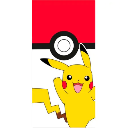 Pokemon Pikachu Pokeball Strandtuch Baumwolle termékfotója