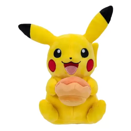 Pokémon Plüschfigur Pikachu with Pecha Poké Puff (Orange) Accy 20 cm termékfotója