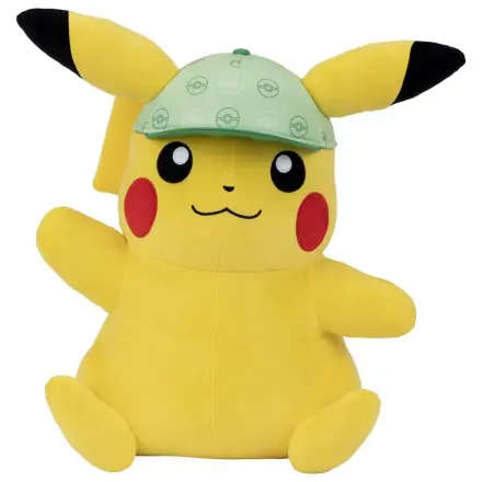 Pokémon Plüsch Pikachu (mit Hut) 61 cm Produktfoto