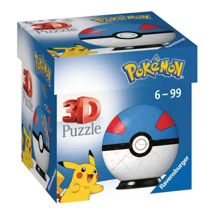 Pokémon 3D Puzzle Pokéballs: Superball (55 Teile) termékfotója