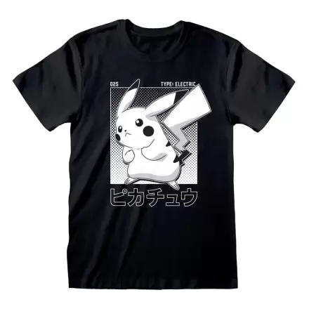 Pokemon T-Shirt Halftone Pikachu termékfotója