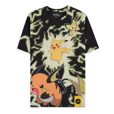 Pokémon T-Shirt Mirage AOP Pikachu Lightning termékfotója