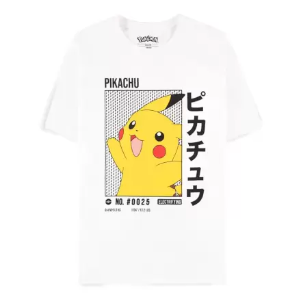 Pokemon T-Shirt White Pikachu Produktfoto