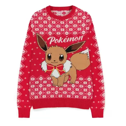 Pokémon Sweatshirt Christmas Jumper Evoli termékfotója