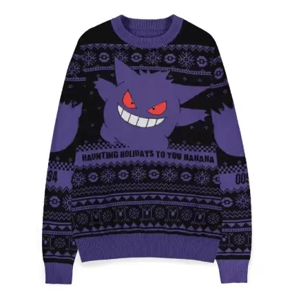 Pokémon Sweatshirt Christmas Jumper Gengar termékfotója