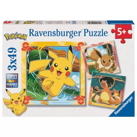 Pokemon Puzzle 3x39 Teile Produktfoto
