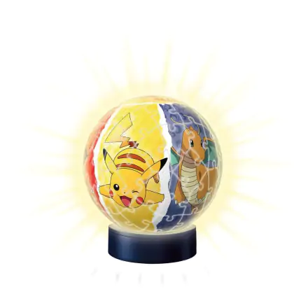 Pokémon 3D Puzzle Nachtlicht Puzzle Ball (72 Teile) Produktfoto