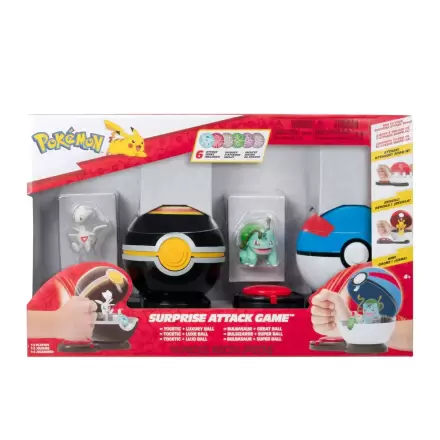 Pokémon Surprise Attack Game Togetic & Luxusball vs. Bisasam #4 & Superball Produktfoto
