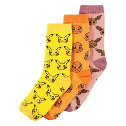 Pokémon Socken 3er-Pack Three Icons 39-42 termékfotója