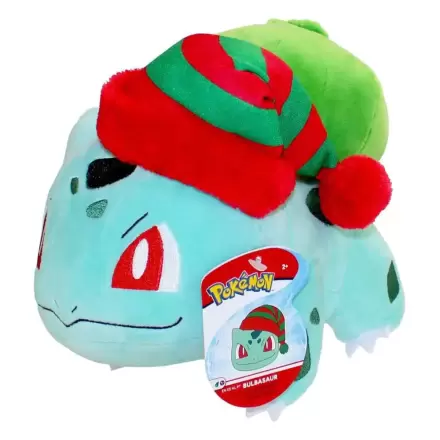 Pokémon Plüschfigur Winter Bisasam mit Weihnachtsmütze 20 cm termékfotója