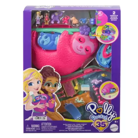 Polly Pocket Family of Sloths 2 in 1 chest Spielset Produktfoto
