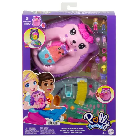 Polly Pocket Mama Hedgehog und Baby Spielset Produktfoto