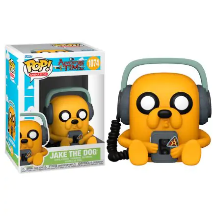 Adventure Time POP! Animation Vinyl Figur Jake with Cassette Player 9 cm Produktfoto