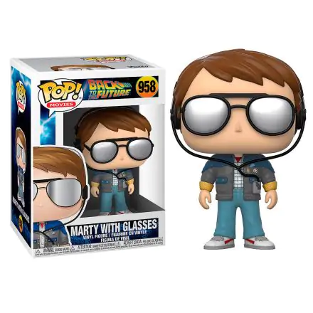 Back to the Future POP! Vinyl Figur Marty w/Glases 9 cm termékfotója