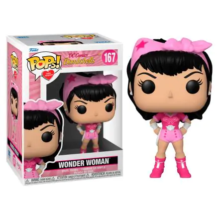 DC Comics POP! Heroes Vinyl Figur BC Awareness - Bombshell Wonder Woman 9 cm Produktfoto