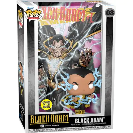 DC POP! Comic Cover Vinyl Figur Black Adam (Glow-in-the-Dark) Produktfoto