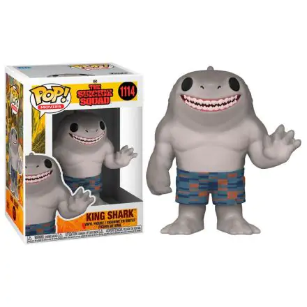 The Suicide Squad POP! Movies Vinyl Figur King Shark 9 cm Produktfoto