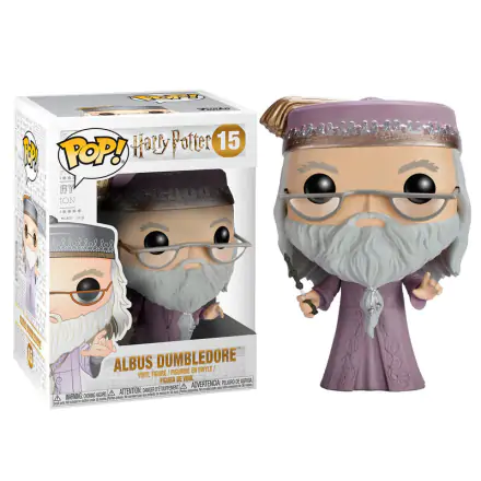 Harry Potter POP! Movies Vinyl Figur Dumbledore mit Zauberstab 9 cm termékfotója