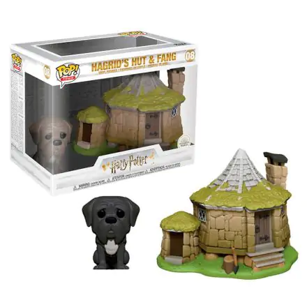 Harry Potter POP! Town Vinyl Figur Hagrid's Hut & Fang 9 cm Produktfoto