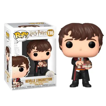 Harry Potter POP! Movies Vinyl Figur Neville w/Monster Book 9 cm termékfotója