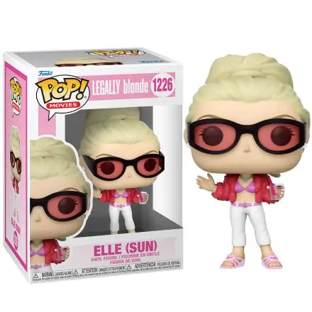 Natürlich blond POP! Movie Vinyl Figur Elle in Sun 9 cm Produktfoto